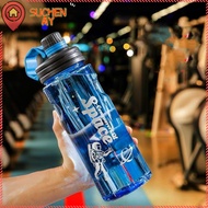 SUCHENMY Water Bottle, with Handle 1100ml/1500ml/2000ml/3000ml Sport Bottle, Portable Large Capacity