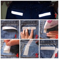 DIY Reflective Tape Strip Iron Fabric/ Washable Clothing Bag Hand Craft Heat Transfer Reflector Stic