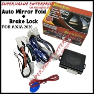 SmartStar Side Mirror Fold Perodua Axia Advance 2020 High 2in1 Auto Side Mirror Folding + Brake Lock