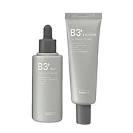Combo B3+ Innoskin gồm sữa rửa mặt, toner, serum và kem dưỡng B3