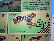 *ยกลัง* น้ำมันเครื่อง RAC 2T (0.5ลิตรx24)(1ลิตรx12)