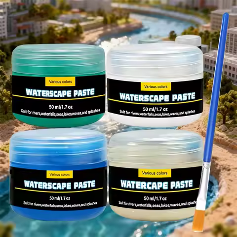50ml Realistic Waterscape Paste Landscape Resin Ocean Wave Effect Paste Liquid Texture For Miniature