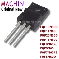 5pcs FQF18N50D FQF11N40 FQF20N50D FQF15N50C FQF8N65C FQF8N65 FQF7N65FS FQF5N60D TO-220F Field Effect
