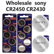 Wholesale  sony CR2450 CR2430 2450 2430 BATTERY Button Cell