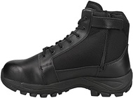 Mens Fuse Zip 6 Inch Waterproof Steel Toe Work Safety Shoes Casual - Black