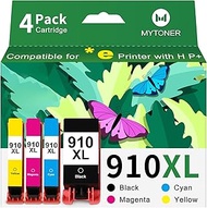 MYTONER 910XL Ink Cartridges for HP Printers Replacement for HP Ink 910XL Black and Color Combo Pack