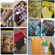 Lucky Ice Cream. Coco bar Viral/Super Orange/ choco stick/ Vanillime/ Coco bar premium