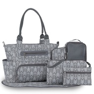 Diaper Bag Tote - Large Water Resistant Baby Diaper Bag With Bottle Holder And Changing Pad - Best Diaper Bag For Mom And Dad