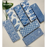 KATUN Vendre id - Light Blue batik Fabric - Sogan cap batik Fabric - Fine Cotton batik Fabric - Sogan batik Fabric - Metered batik Fabric - pekalongan Original batik Fabric - premium batik Fabric