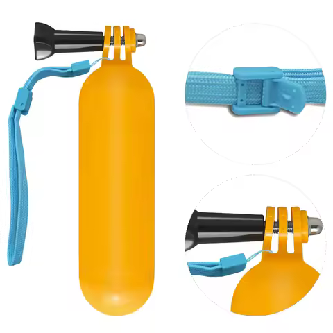 Sports Camera Buoyancy Rod Handle Holder for Gopro Hero13 12 11 10 9 8 Xiaomi Yi SJ4000 DJI Osmo Flo