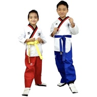 ชุดพุมเซ่ ชุดพุม เซ่ ชุดเทควันโด้ ชุดเทควันโด poomsae red taekwondo taekwando uniform