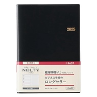 NOLTY 2025-2026 Weekly Planner - A5 & B5 Sizes - Black Cover