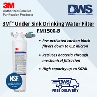 3M FM1500-B Under Sink Water Filter | 3M Water Filter for Drinking | Drinking Filter