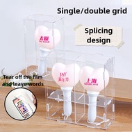 Clear Acrylic Support Stick Display Box For Carat Stick Lightstick Idol Collection Dustproof Showcas