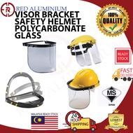 Visor Bracket Safety Helmet Polycarbonate Glass Mask Head Hoop With yellow cover Industrial safety