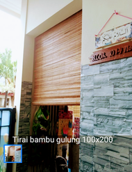 tirai gulung depan rumah/ tirai depan rumah 100x200