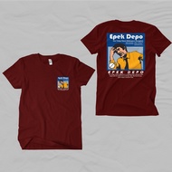 Kaos Epek Depo - dia tetap depo walaupun rungkad - kaos slot epek depo - kaos plesetan - kaos keren
