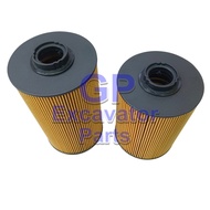 (2pcs x 1set)ZAX ZX200-3/SH210-5/4HK1 Set Penapis Bahan Api Diesel Penggali Hidraulik/Diesel Fuel Fi
