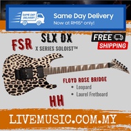 Jackson FSR X Series Soloist SLX DX Electric Guitar, Laurel FB, Leopard