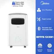Midea Portable Aircon Air Con Conditioner New Stock 9000BTU / 12000BTU hands free with Remote [MPPF-09CRN1 / MPPFB-12CRN1] Stay Cool and Beat the Heat