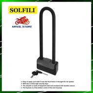 SOLFILI FORK LOCK 2 KEYS (SUPER HARDEN)(HEAVY DUTY) SIAP 2 KUNCI LOCK MOTOR KEY LOCK FORK MOTORCYCLE