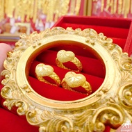 แหวนทอง 1 สลึง น้ำหนัก 3.8 กรัม ลายหัวใจก้านถัก ทองแท้ 96.5% หวนหมั้น แหวนแต่งงาน แหวนครบรอบ