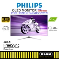 PHILIPS 42M2N8900 - 41.5 '' OLED 4K UHD Monitor - 138Hz Refresh Rate - 0.1ms Response Time (3Yrs PHI