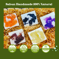 Sabun Handmade Natural - Sabun Jerawat, Glowing, Kulit Berminyak, Memutihkan (100g Soap)