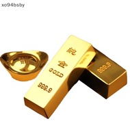 xo94bsby Pure copper imitation gold bar fake gold bar ingot brass solid props gold bullion copper gold bar decor home decor home decore MY