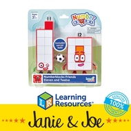 Learning Resources Numberblocks Friends Eleven and Twelve Figure by hand2mind- Age 3+, Numbers