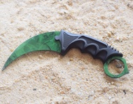 นักฝึกมีด Karambit Milaloko ไม่รุกราน มีดฝึก Karambit สแตนเลสพร้อมซองสำหรับผู้เริ่มต้น เครื่องมือฝึก