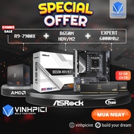 AMD COMBO Computer Set (R9 7900X + B650M-HDV/M.2 + T-CREATE EXPERT 6000MHz 32GB 16GBx2)