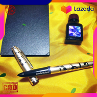 [LANGKA] Kalam Pena Pulpen Fountain Pen Gold Feather Set Box Nib Kalam Qalam Qollam Isi Tinta Cair K