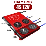 DALY BMS บอร์ด BMS สำหรับแบตเตอรี่ LiFePo4 (3.2V) 4S 8s 16S 12V 24V 48V 40A 50A 60a 80A 100A  Batter