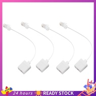 【HOT SALE】 4 socket 8P4C / RJ45 male RJ11 6P4C to female M / F Adapter telephone Ethernet