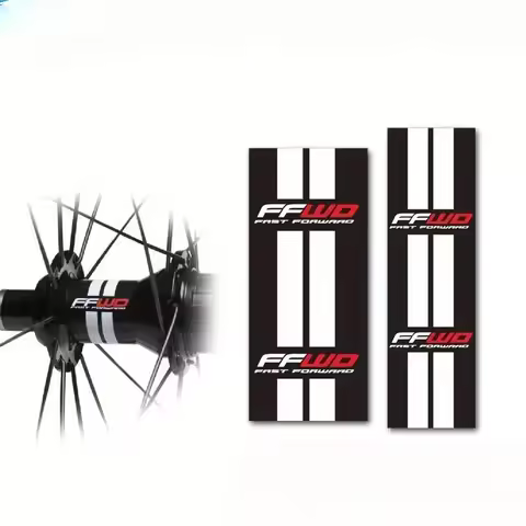 FFWD flower drum sticker, bicycle road bike wheel set flower drum sticker, bicycle sticker fast forw