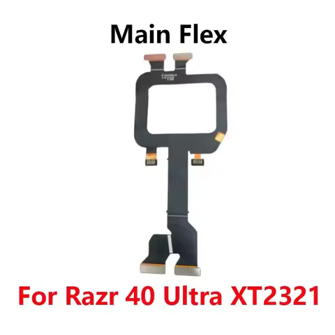 For Motorola Moto Razr 40 Ultra LCD Screen Motherboard Touch Display Main Board Flex Cable Parts