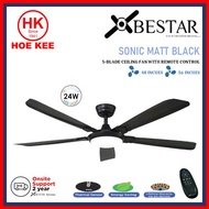 Bestar  Sonic 48”/56” DC Motor Ceiling Fan With Remote Control &amp; Light