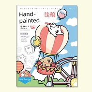 drawing board for kids cute pencil Line puppy drawing book children's drawing student introduction b