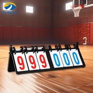 Perfeclan Flip Scoreboard 6 Digit Score Keeper Score Counter for Competition Baseball P.E Classroom 