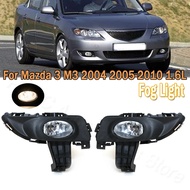 Front Bumper Fog Light With Bulb Fog Lamp Assembly For Mazda 3 M3 BK 1.6L 2003 2004 2005 2006 2007 2