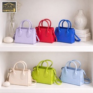 Homer Emmy Mini Top Handle Bag for Women Small Sling Bag for Girls Mini Square PU Leather Crossbody