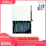 KiKiss Tablet Battery For Samsung Galaxy Tab A8 10.5 SM-X200 SM-X205 HQ-6300SD HQ-6300NA ,x200(HQ-63
