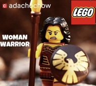 Lego 71001 Series 10 Minifigs Warrior Woman 連底板 說明書 包裝袋 (全新開袋確認)