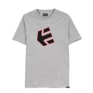 [CLEARANCE] Etnies Crank S/S Grey/Black/Red T-Shirt (8020521)