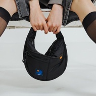 HALF MOON RECYCLED BAG : BLACK Upgrade version.