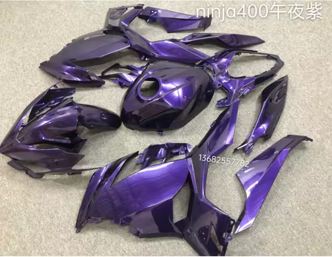 Suitable for Kawasaki Ninja Ninja400 19-20-22-23-23-24 year old full motorcycle fairing purple
