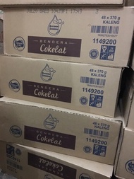 1 dus indomilk susu kental manis coklat kaleng 370 gram
