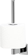 Tiger Dock Toilet Roll Holder, Premium Chrome Stainless Steel Spare Toilet Roll Holder, W5 x H24.5 x