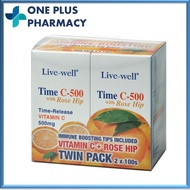 Live-Well Time C-500 with Rose Hip 2x100s [EXP 09/2028]